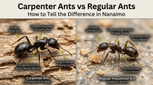 Carpenter Ants vs Regular Ants